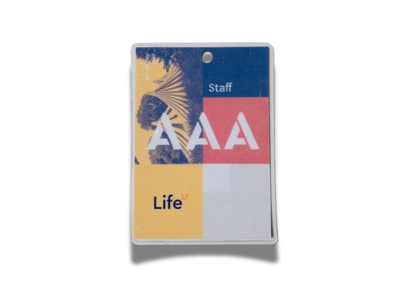 LAMINATED EVENT PASS