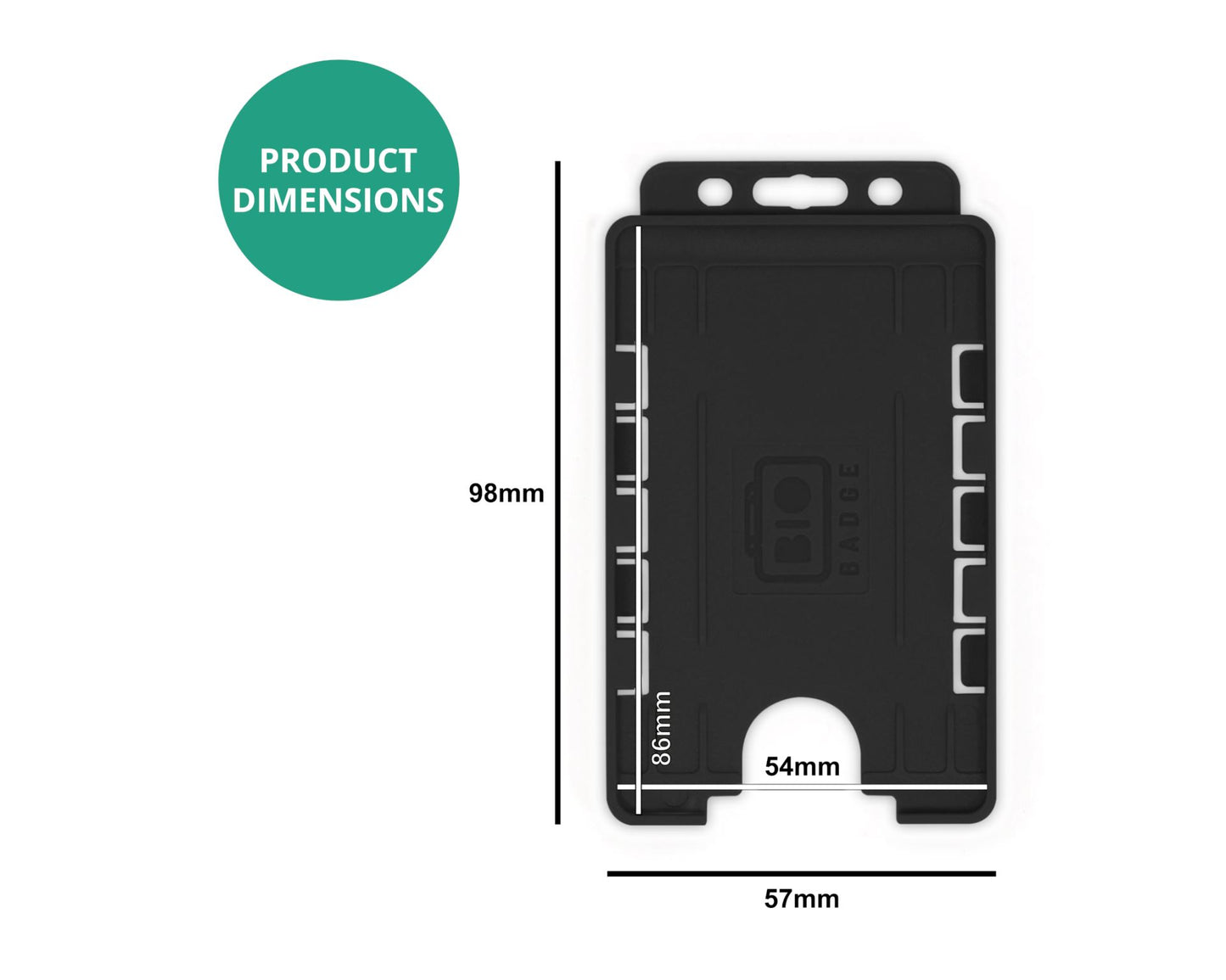 BLACK PORTRAIT HOLDER - HH114