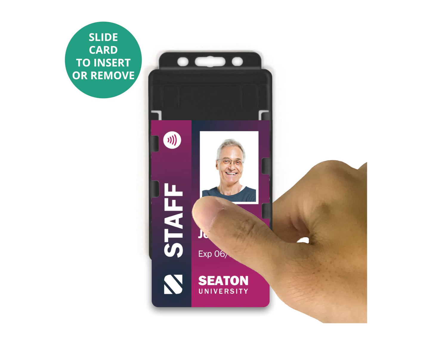 BLACK PORTRAIT HOLDER - HH114