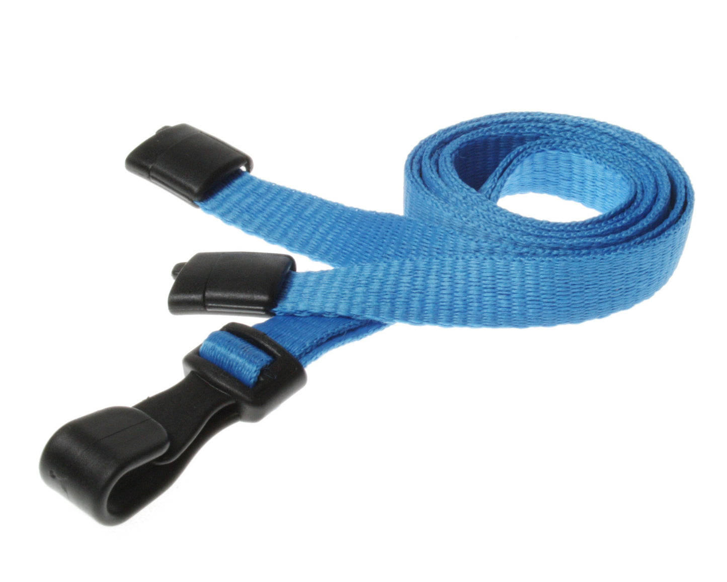 Plastic J Clip Plain Lanyards