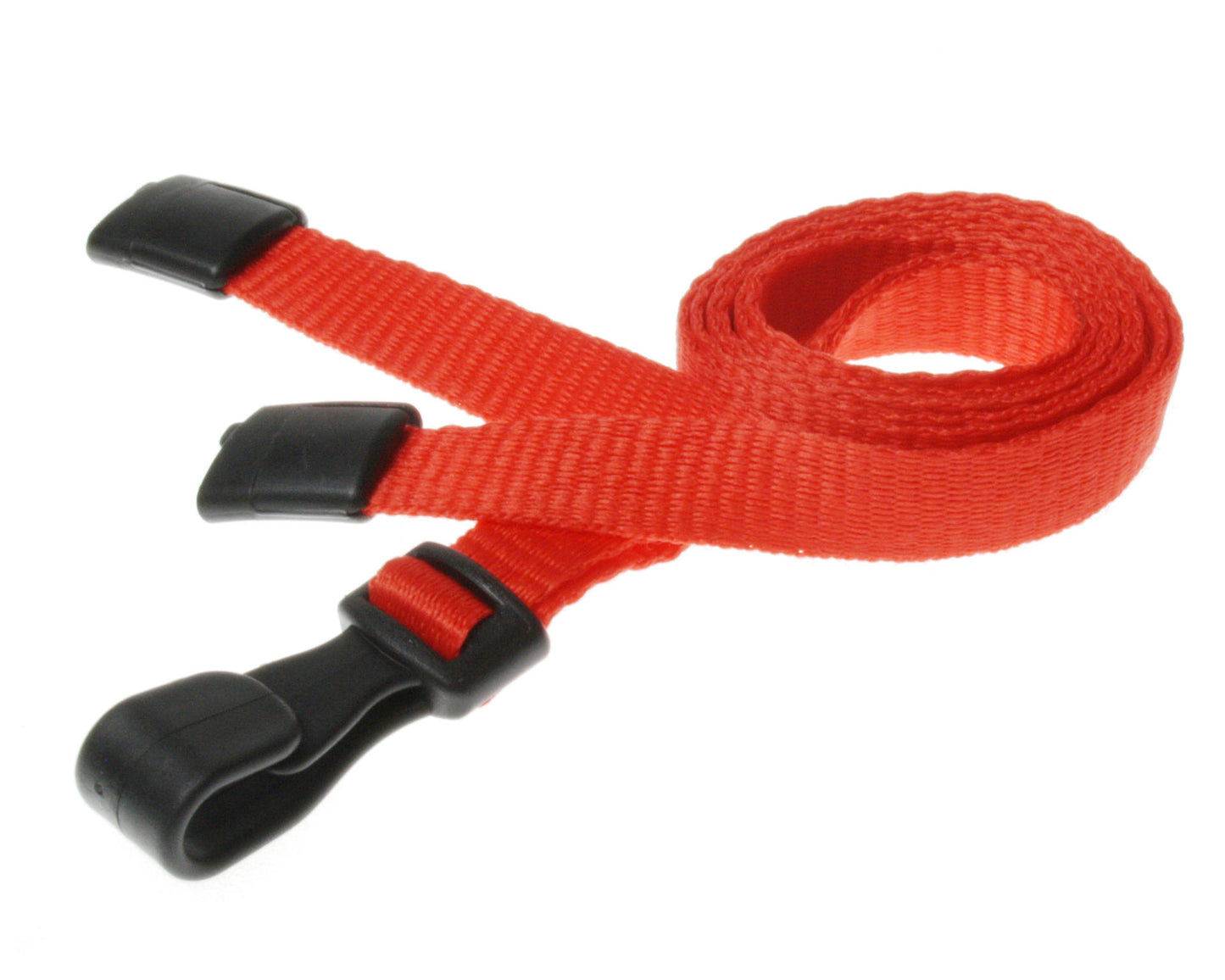 Plastic J Clip Plain Lanyards