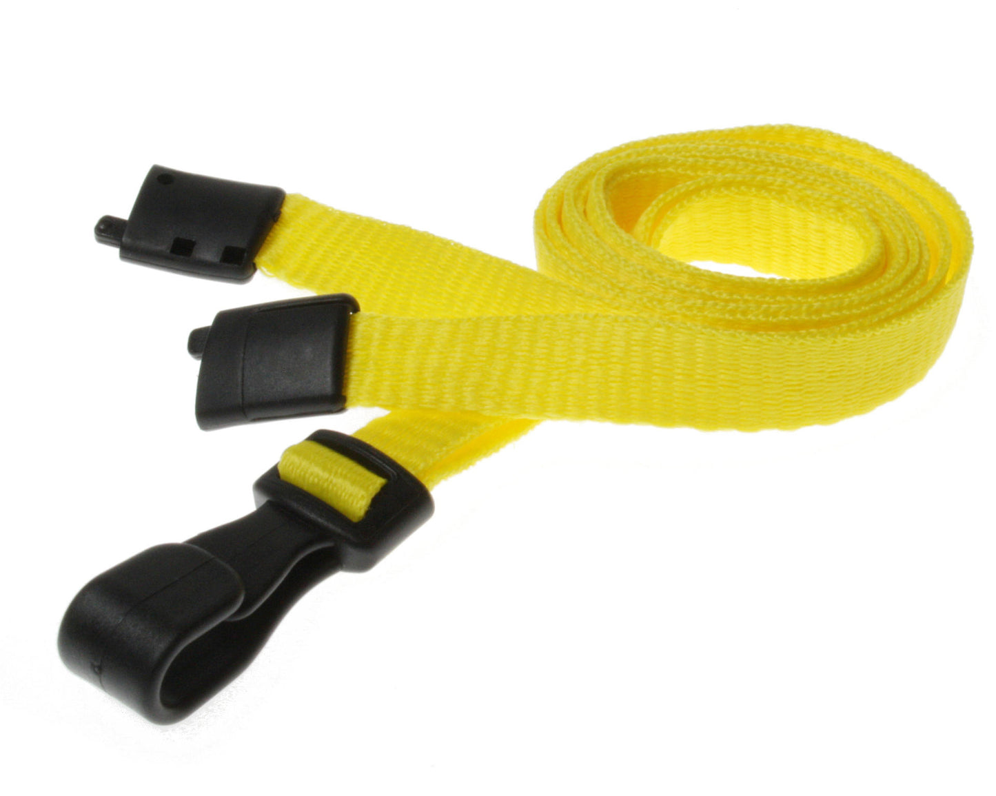 Plastic J Clip Plain Lanyards