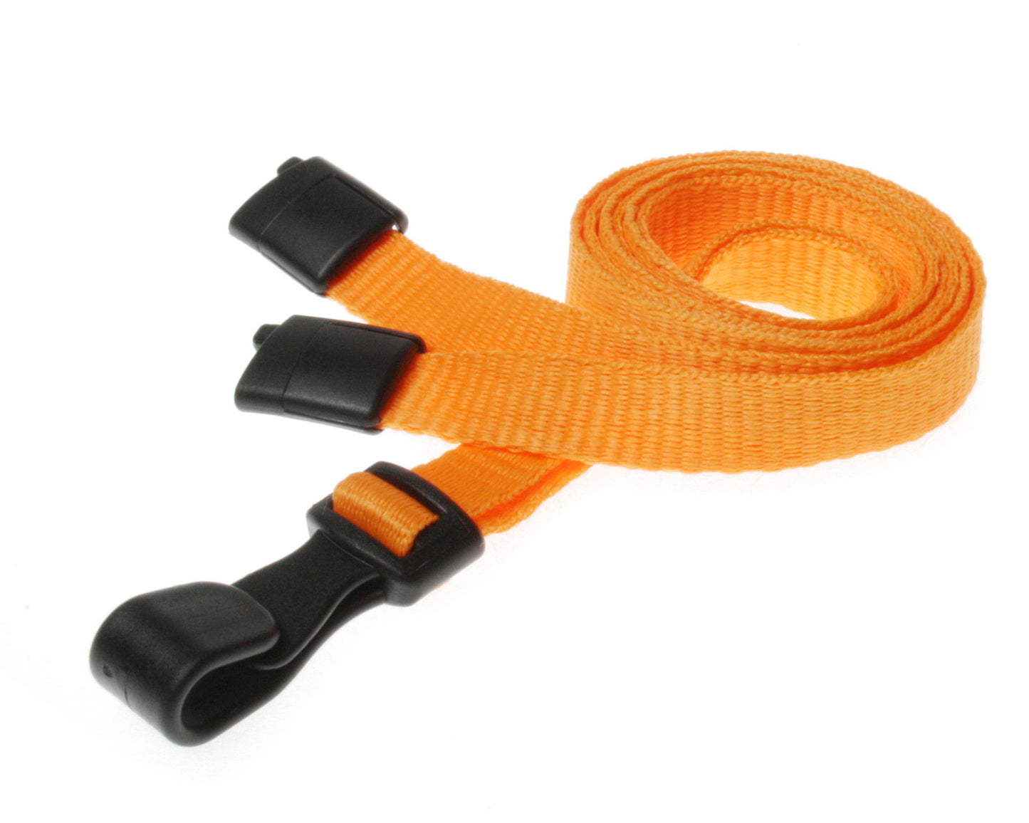 Plastic J Clip Plain Lanyards