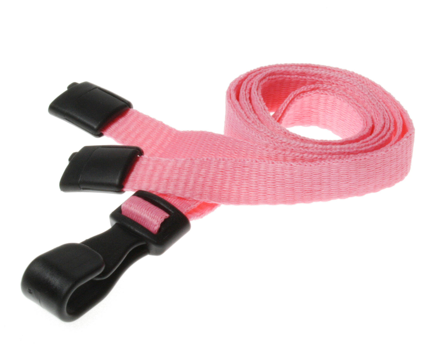Plastic J Clip Plain Lanyards