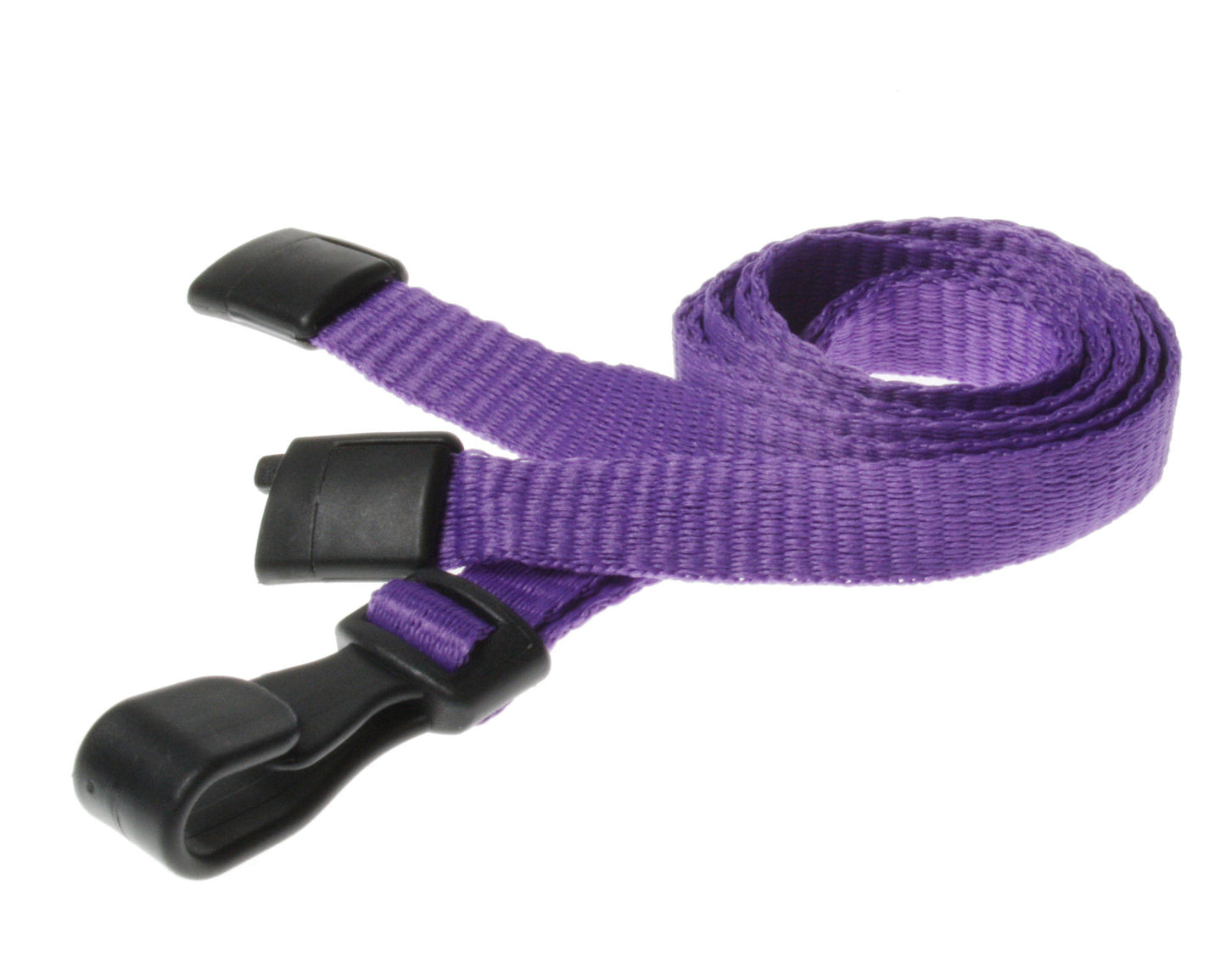 Plastic J Clip Plain Lanyards