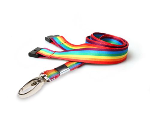 PRIDE LANYARD WITH METAL CLIP