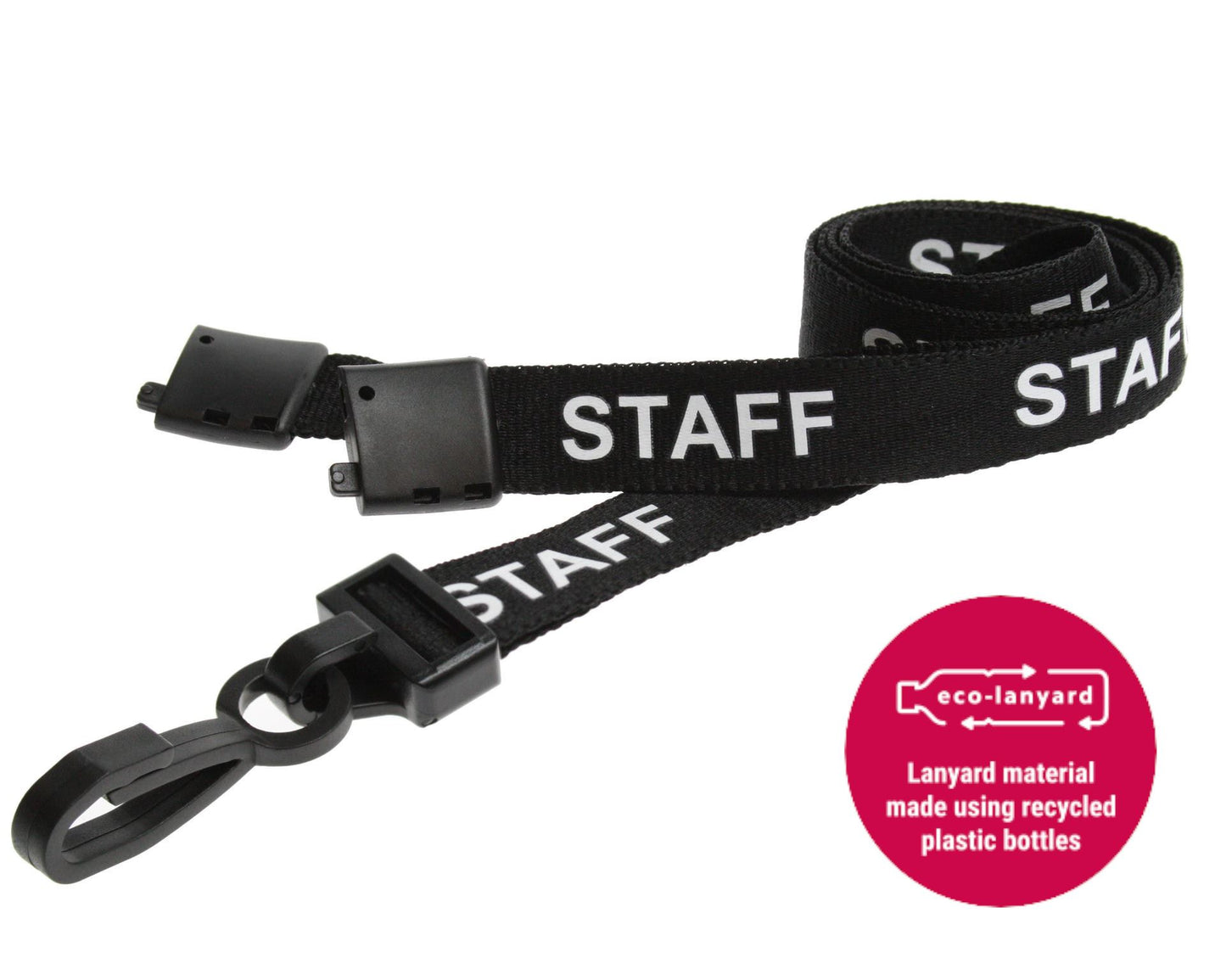 STAFF Lanyards with Plastic J Clip