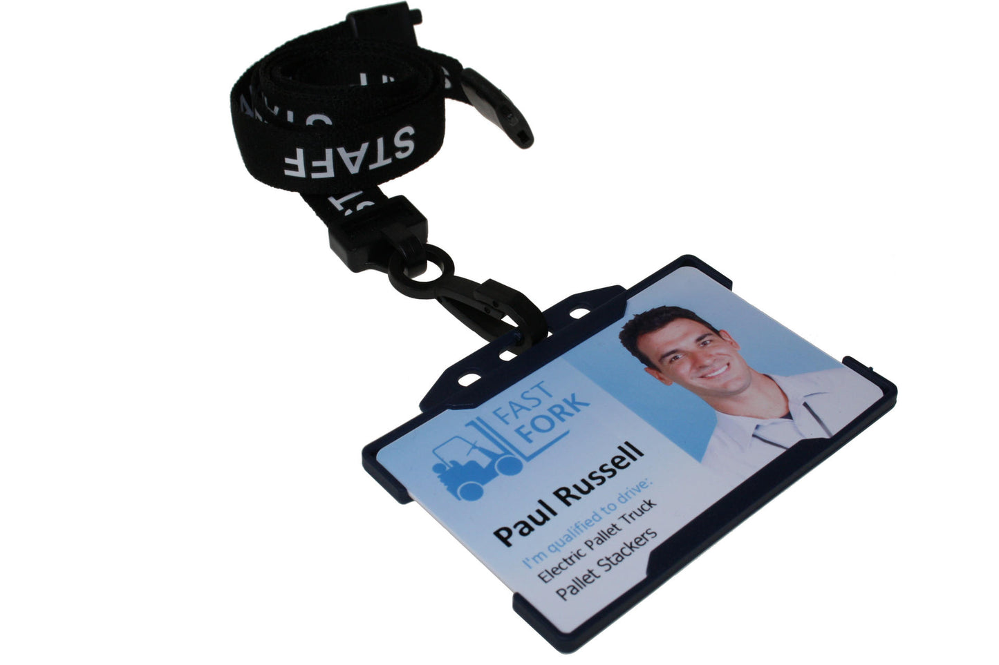 STAFF Lanyards with Plastic J Clip