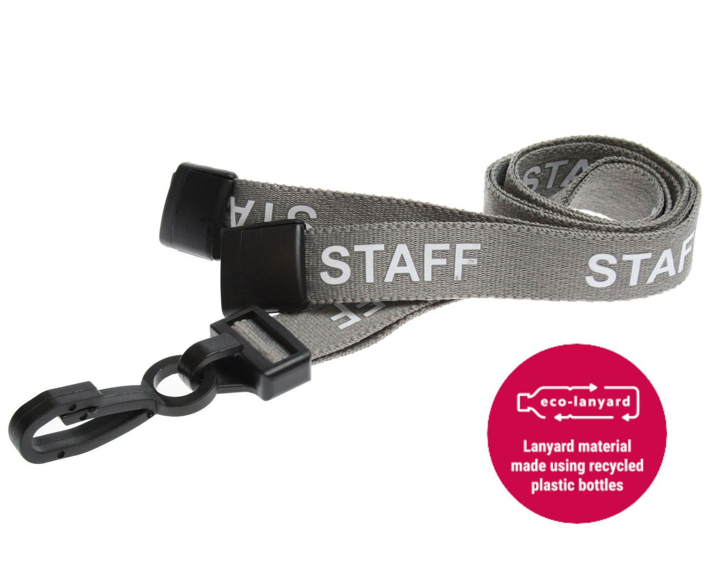 STAFF Lanyards with Plastic J Clip
