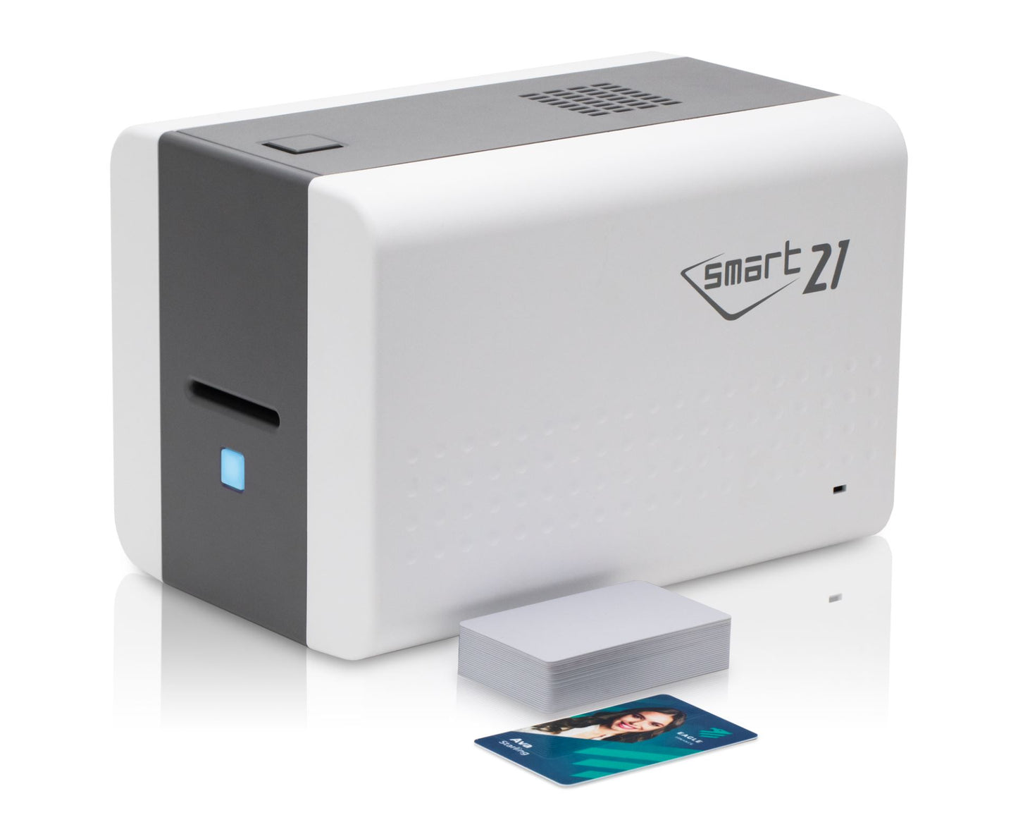 IDP Smart 21 Pro ID Card Printer Bundle (Single-Sided)