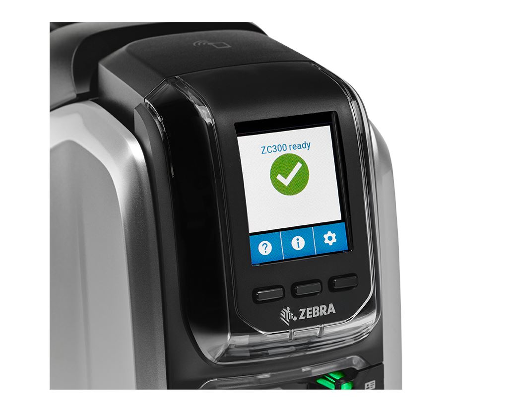 Zebra ZC300 Plastic Card Printer with Ethernet (dual-sided)