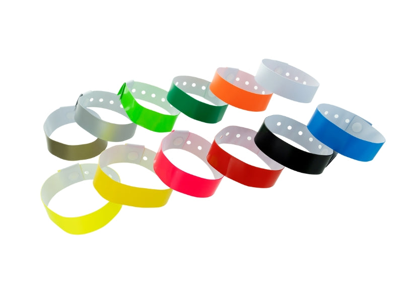 19mm Plain Vinyl Wristbands
