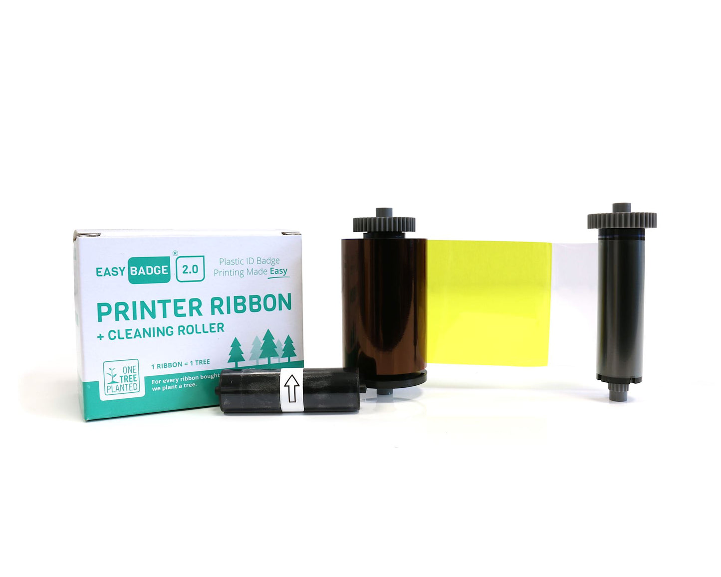 EasyBadge 2.0 YMCFKO Full Color UV Ribbon, 653074 (200 Prints)