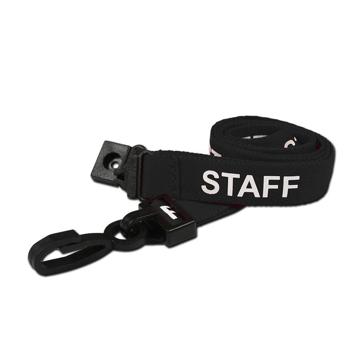 STAFF Lanyards with Plastic J Clip