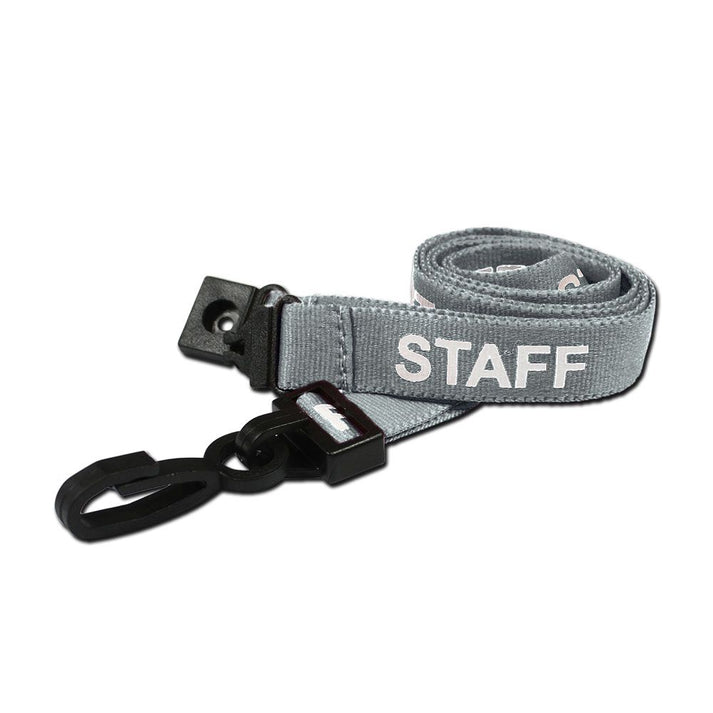 STAFF Lanyards with Plastic J Clip