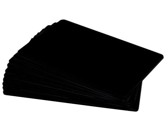 Black Matte PVC Cards - F036