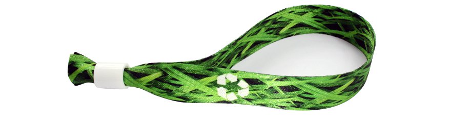 Express Printed RPET Fabric Wristbands