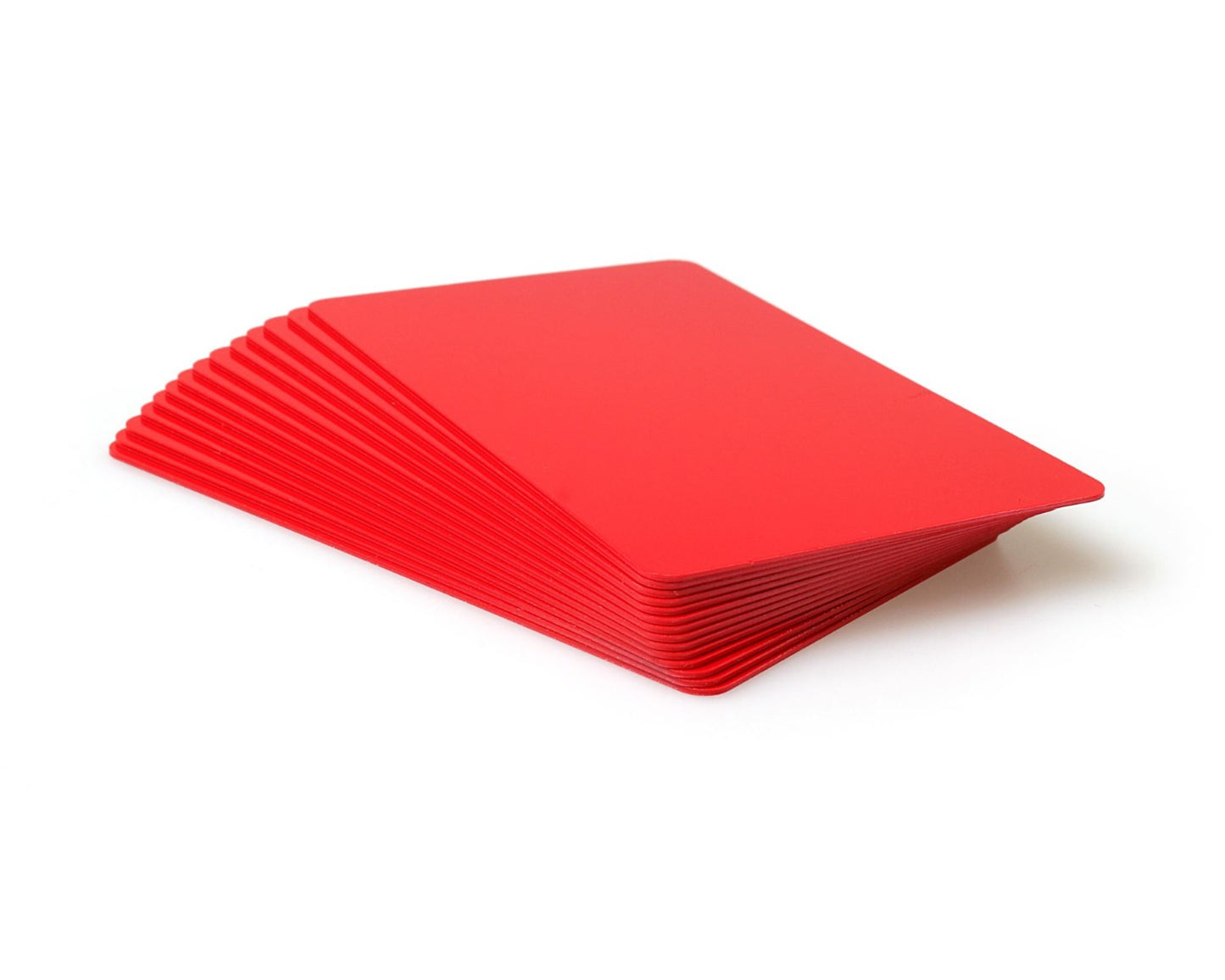 Red PVC Cards - F025