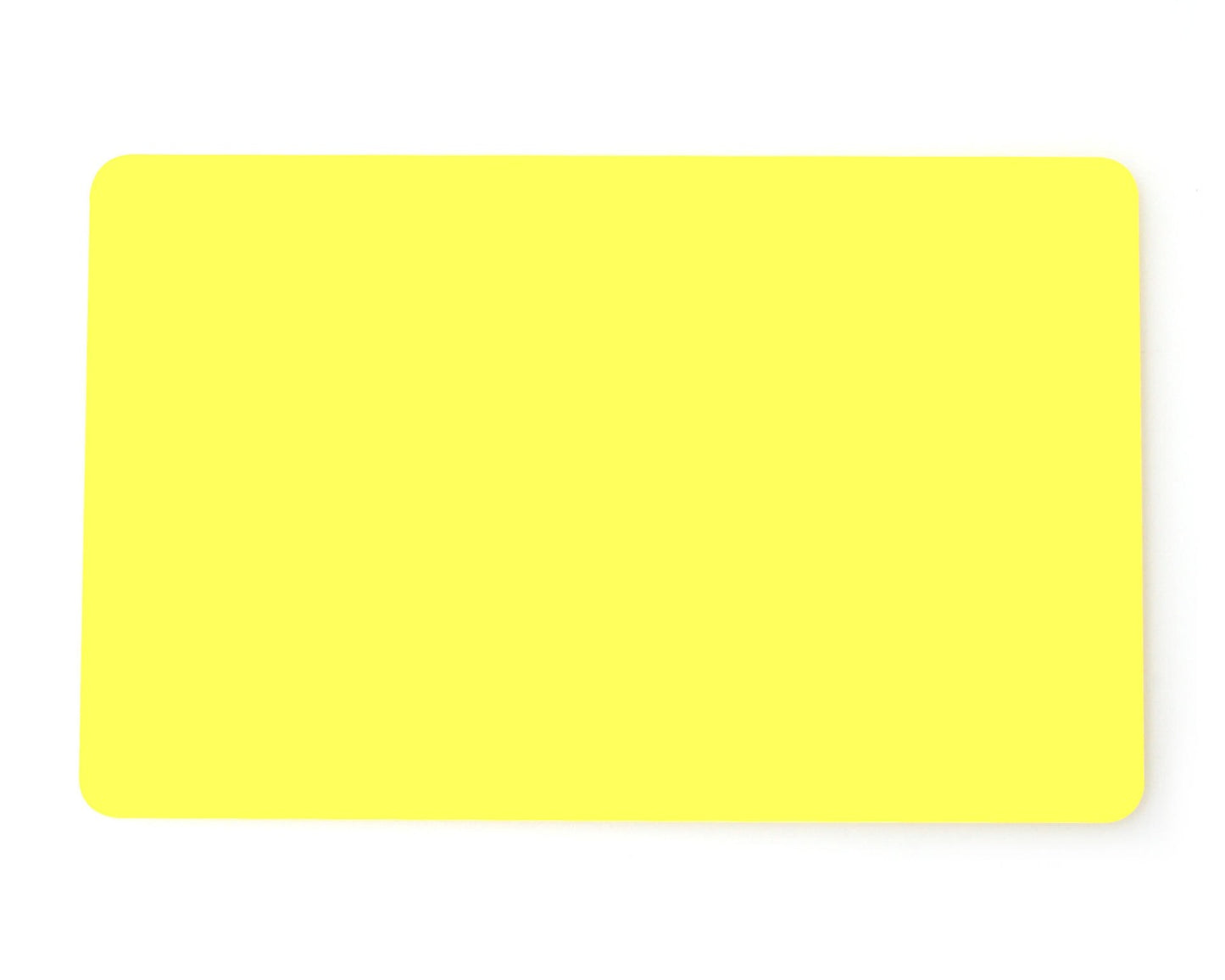 Yellow PVC Cards - F028