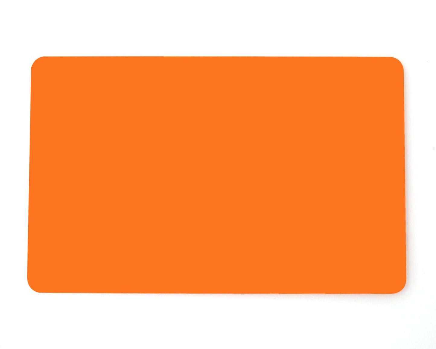 Orange PVC Cards - F034