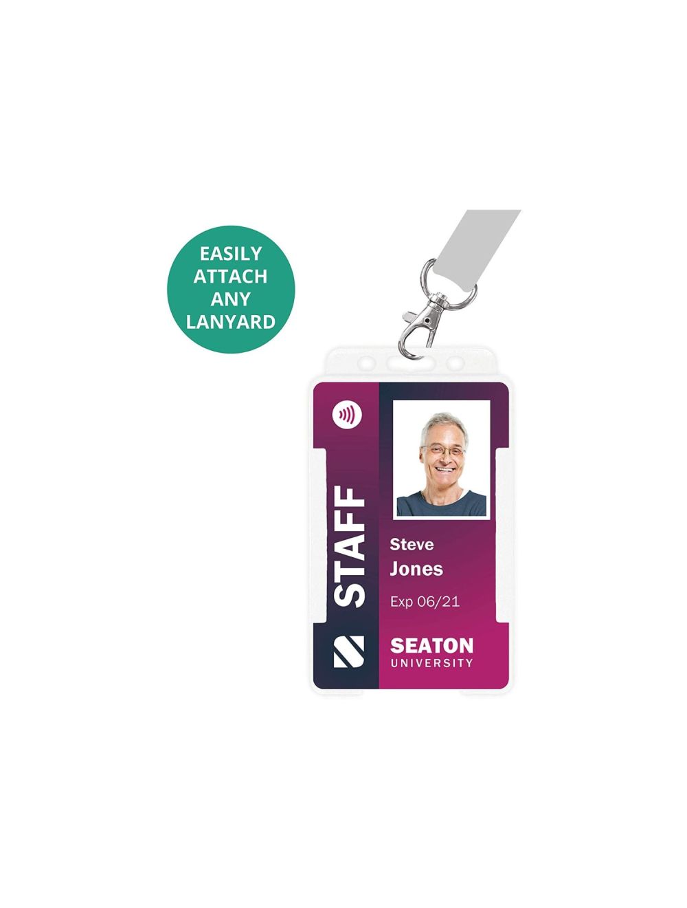 CLEAR DUAL SIDED HOLDER PORTRAIT - HH127