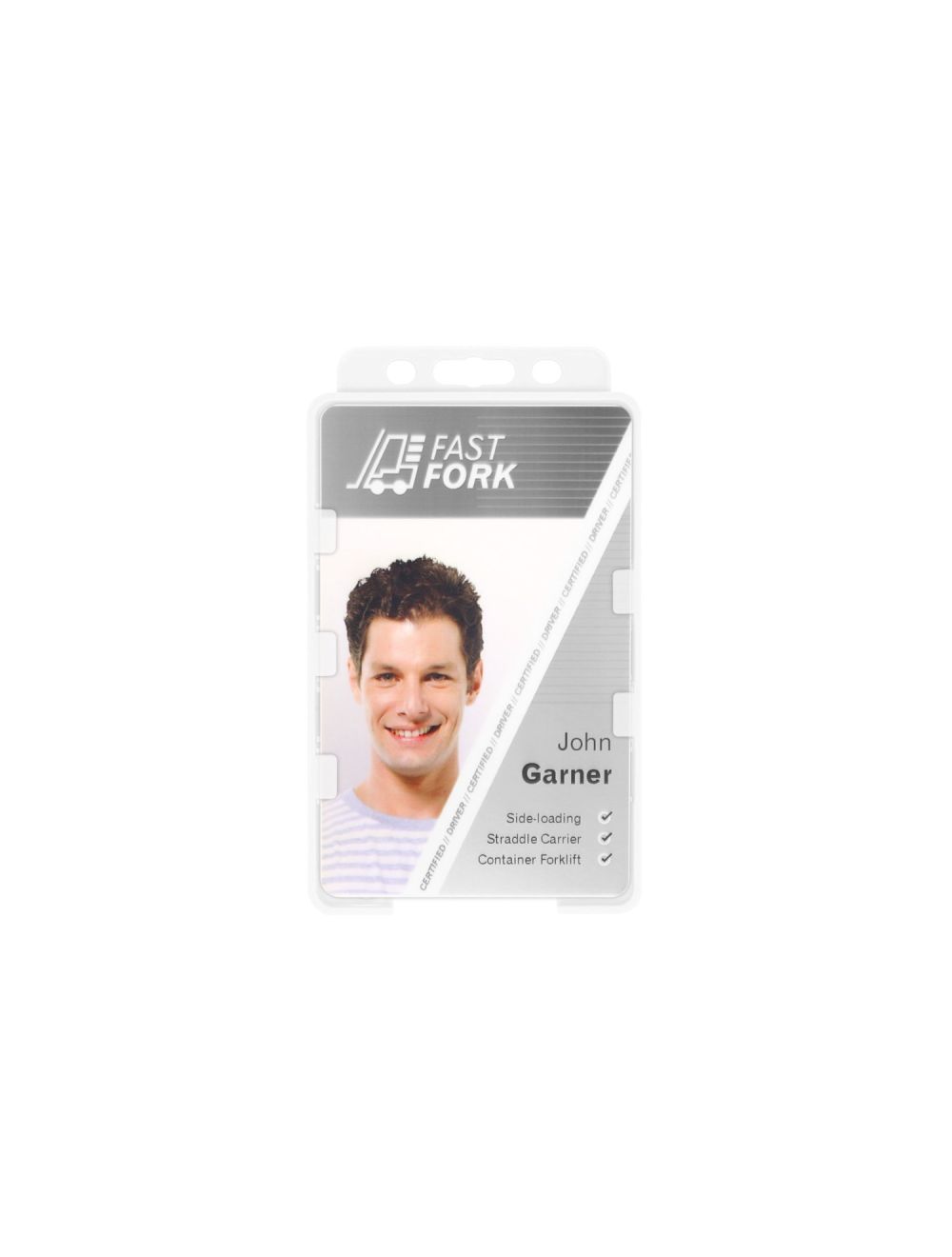 CLEAR DUAL SIDED HOLDER PORTRAIT - HH127