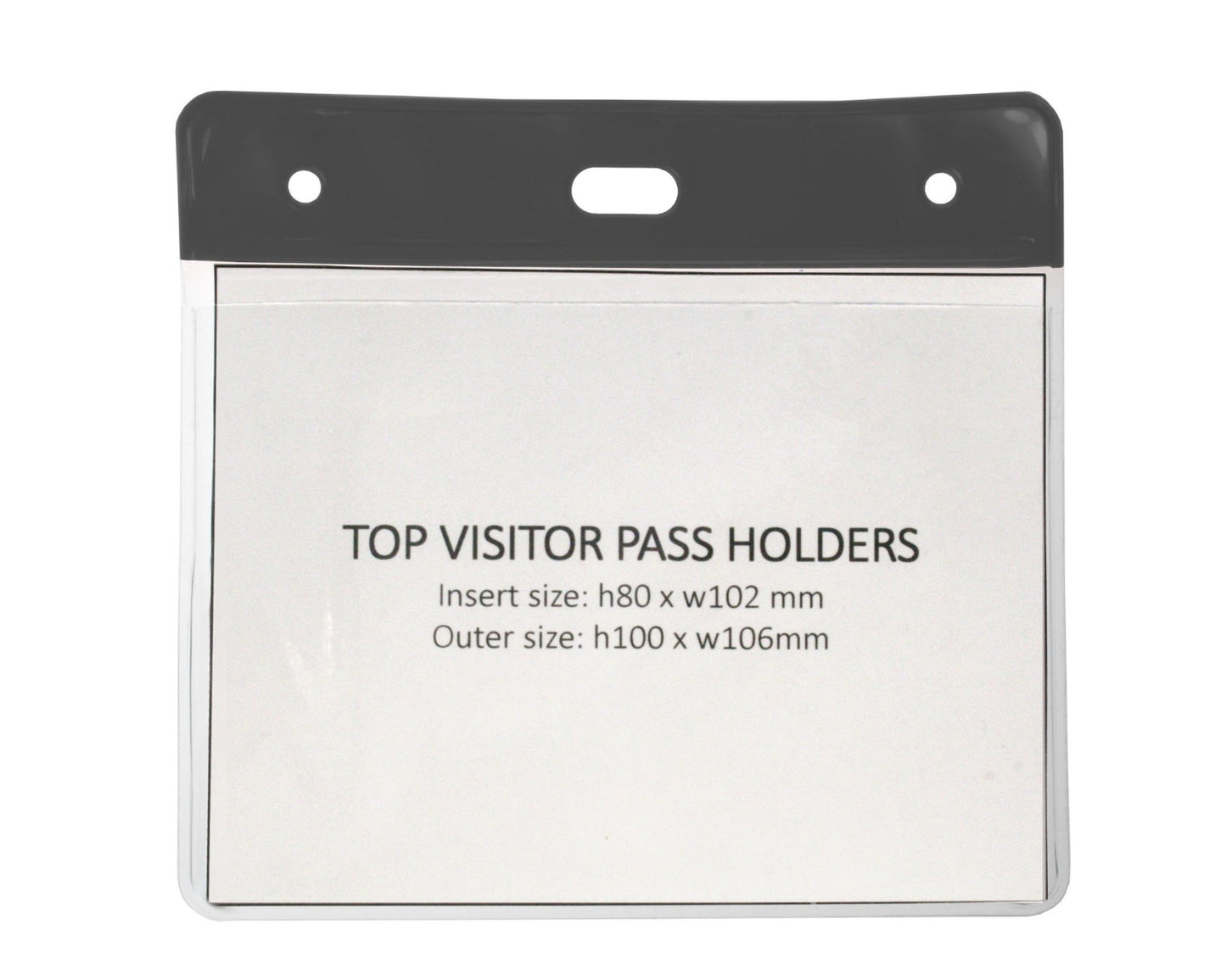 BLACK TOP VISITOR WALLET - P8826