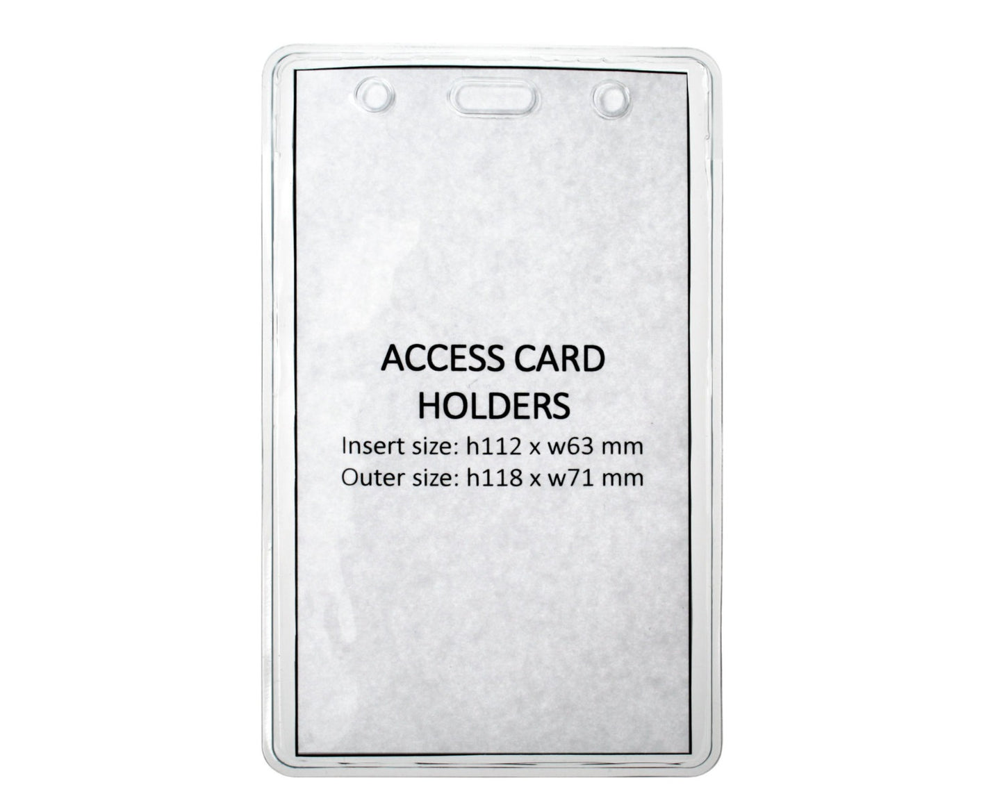 PROXIMITY CARD HOLDER PORTRAIT - 100
