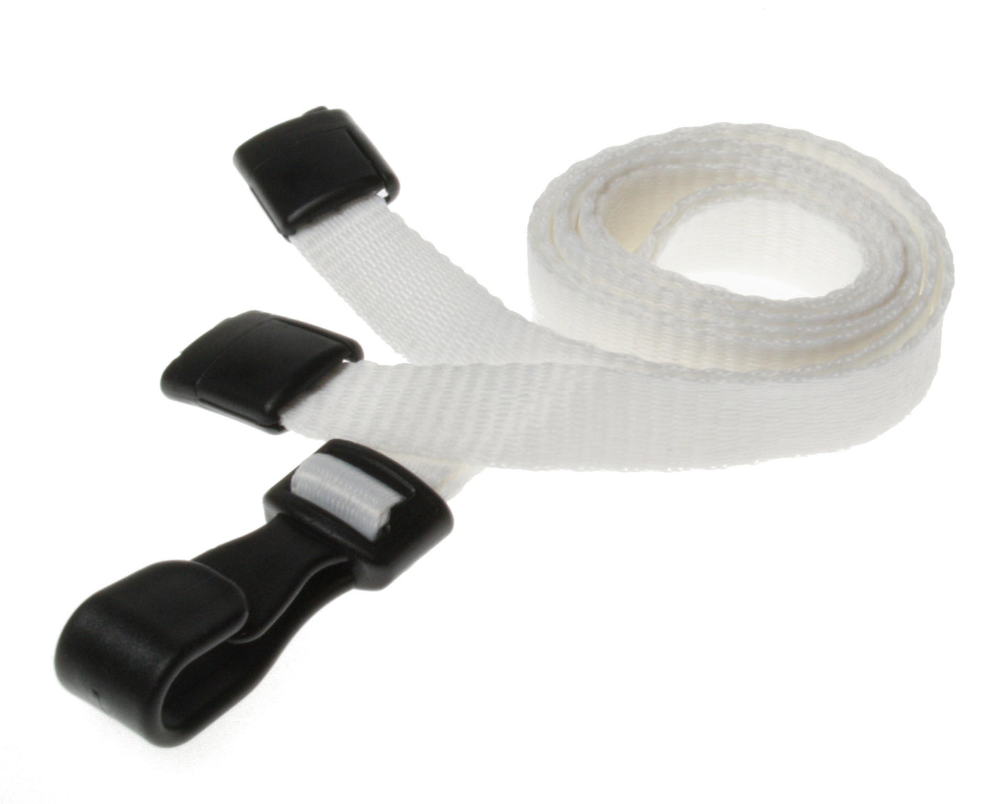Plastic J Clip Plain Lanyards