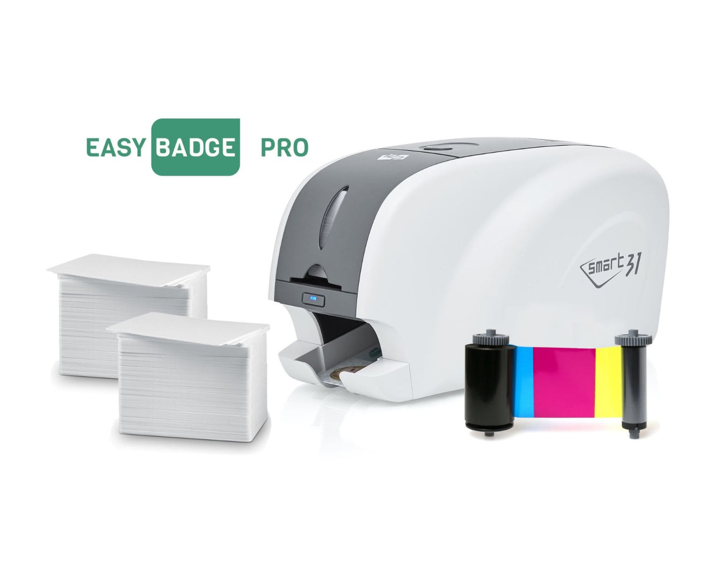 IDP Smart 31 ID Card Printer Bundle (Dual-Sided)