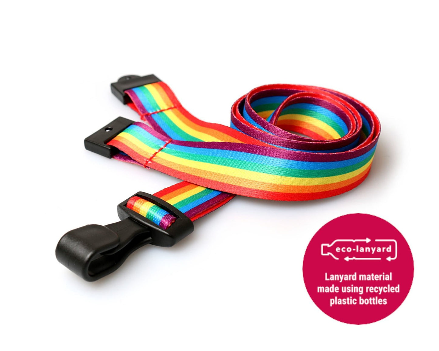 PRIDE LANYARD WITH PLASTIC CLIP