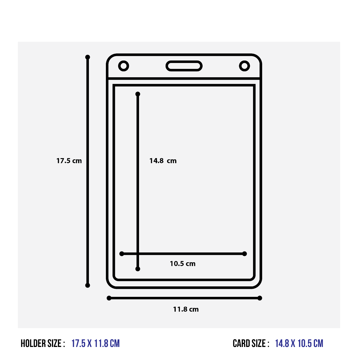 A6 Clear Vinyl Wallets - P843