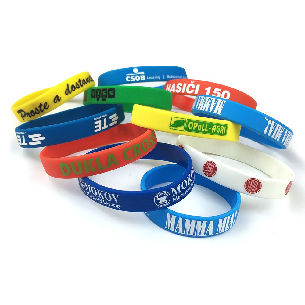 PRINTED SILICONE WRISTBANDS