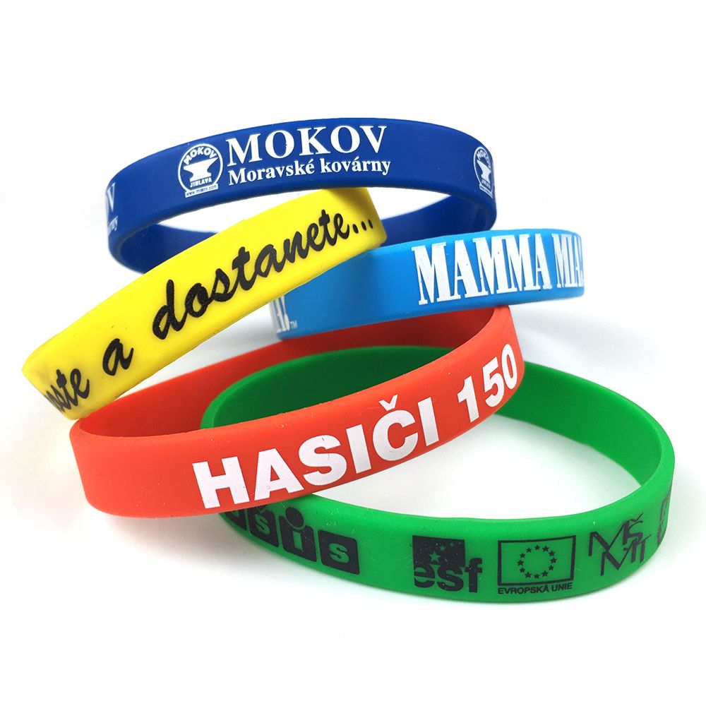 PRINTED SILICONE WRISTBANDS