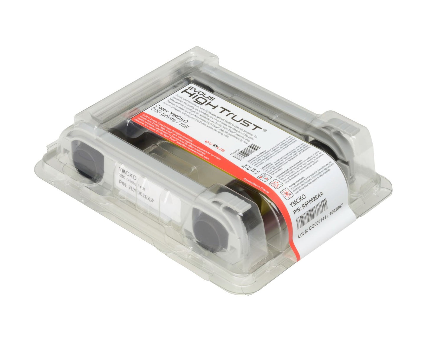 EVOLIS ZENIUS 5 PANEL COLOUR YMCKO RIBBON R5F002EAA - EV937