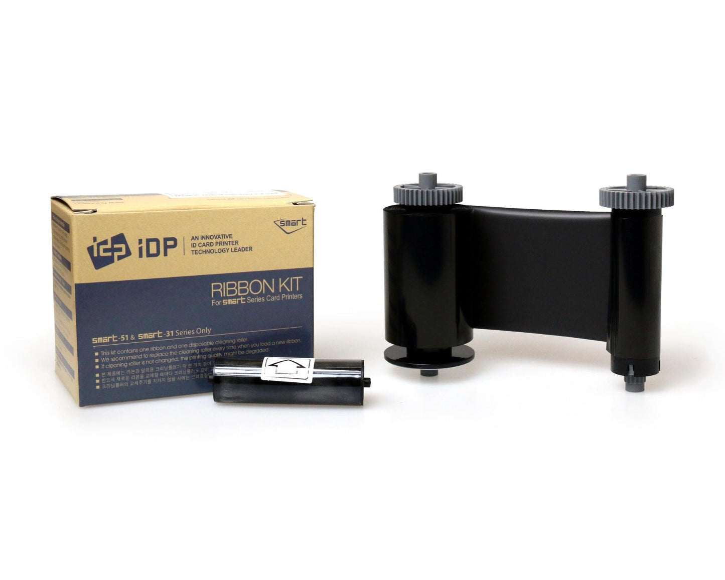 Smart 51 & 31 Monochrome Black Ribbon with Cleaning Roller (1200 Prints)