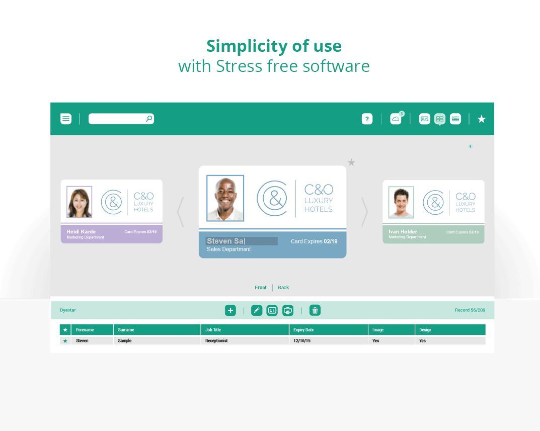 EasyBadge Professional ID Card Design Software