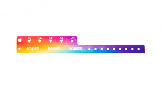 FULL COLOUR TABBED WRISTBANDS