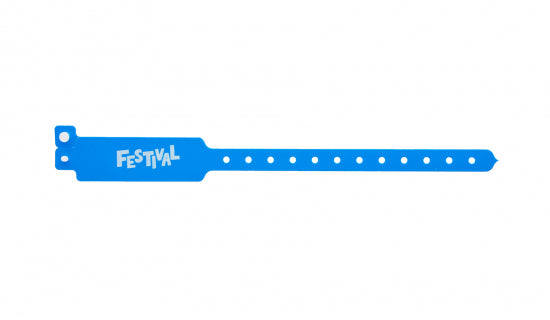 25mm VINYL WRISTBANDS - SINGLE COLOUR PRINT