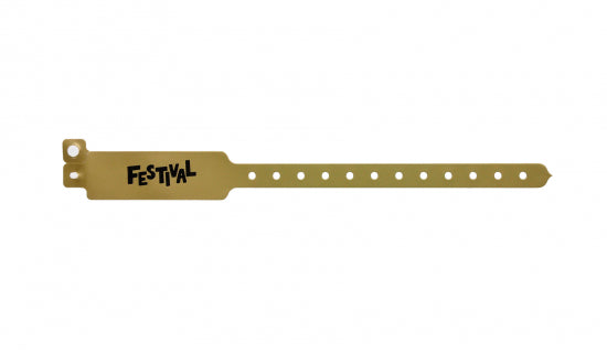 25mm VINYL WRISTBANDS - SINGLE COLOUR PRINT